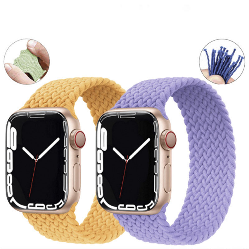 iwatch ストラップナイロン弾性編組ワンピース apple iwatch ウォッチストラップ apple watch ストラップに適しています