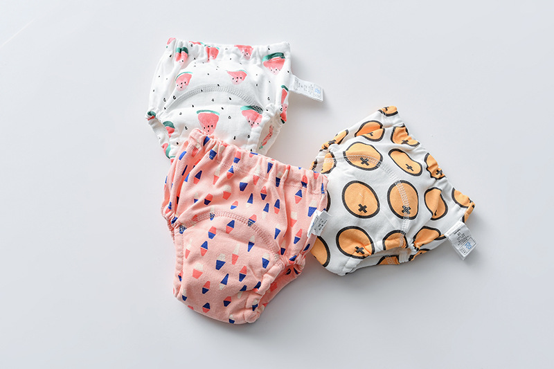 韓国版赤ちゃん四重ガーゼおむつ防水新生児洗えるおむつ純綿おむつポケット赤ちゃん学習ズボン