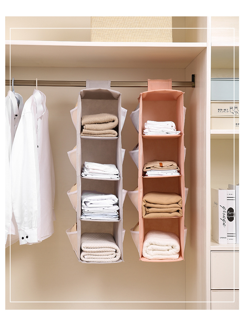 下着収納袋多機能下着靴下収納袋吊り式布芸寝室たんす収納神器