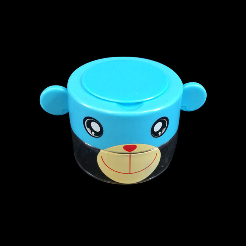 プラスチックの薬の箱の子供の漫画の薬の粉砕器の粉砕の薬の粉砕の粉の家庭用の薬の箱の薬の粉砕器の携帯用の研磨器