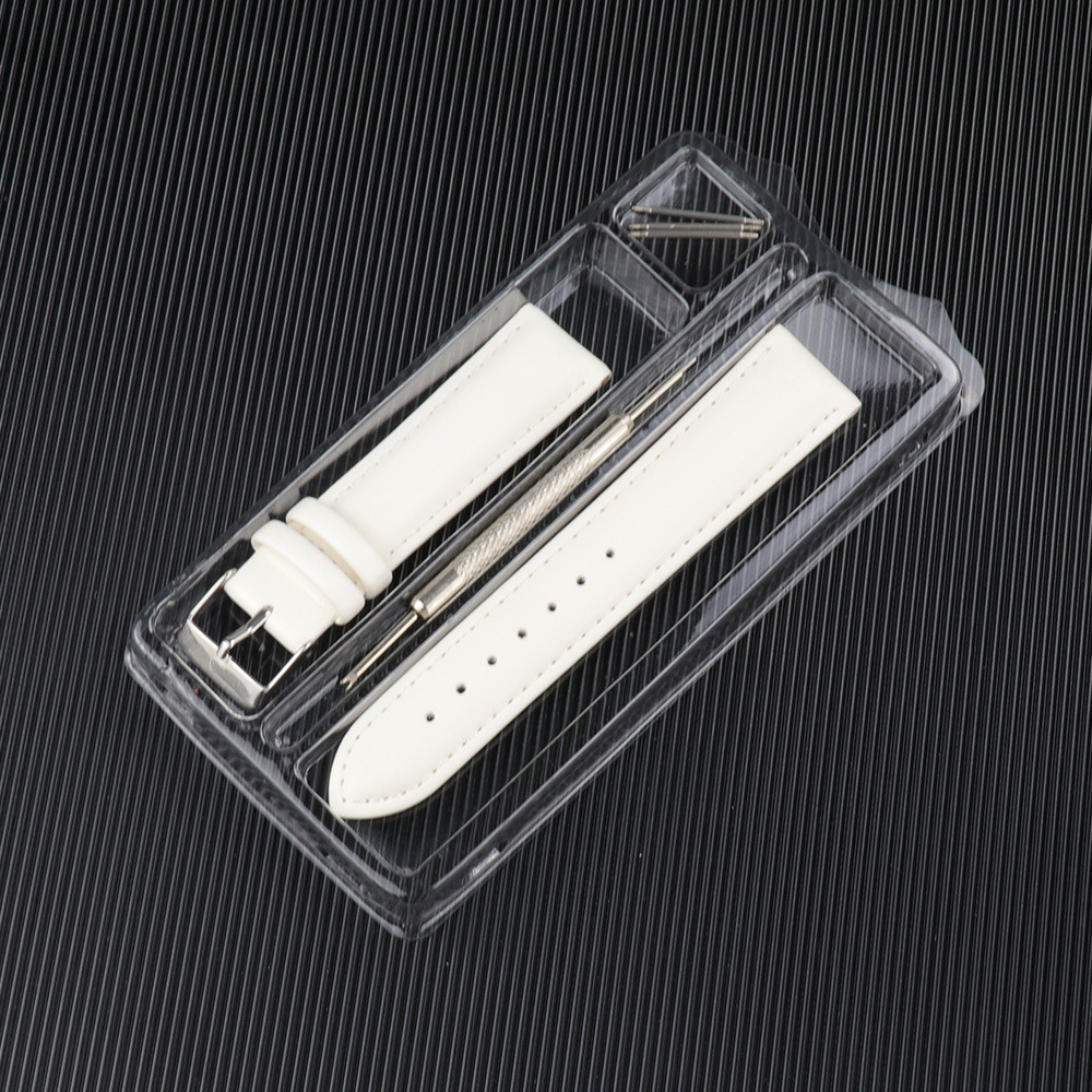 無地縫い上げ本革時計ストラップアクセサリーボックス入り 10mm12mm20mm22mm24mm 通勤スタイル