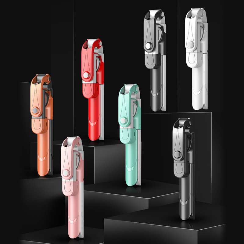 自撮り棒 XT09 拡張携帯電話三脚 Bluetooth リモコンライブブロードキャストアンカーブラケットポータブル三脚自撮り棒