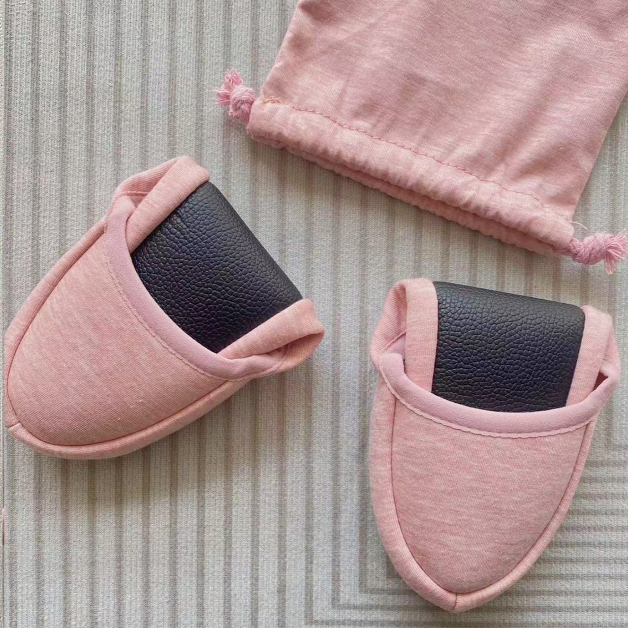 静音室内旅行折り畳み靴男女