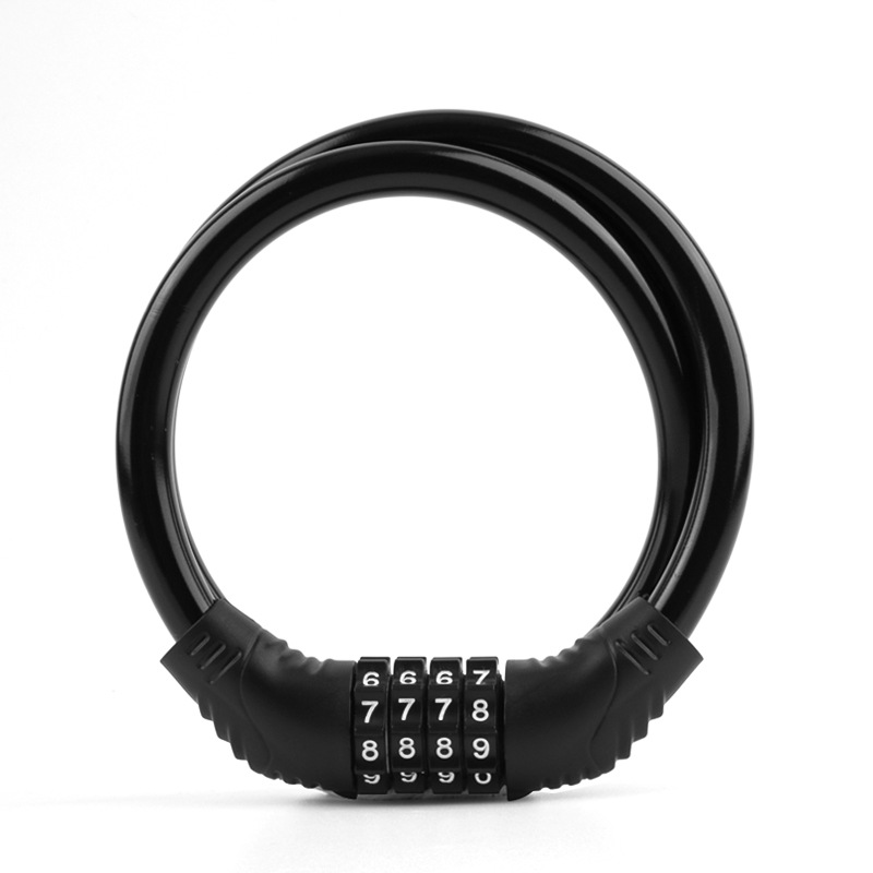 自転車四位パスワードロックマウンテンバイク携帯型防犯カラーロック